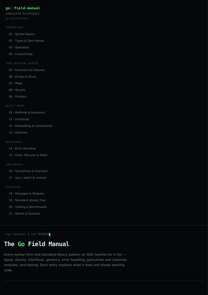 Go Field Manual cover