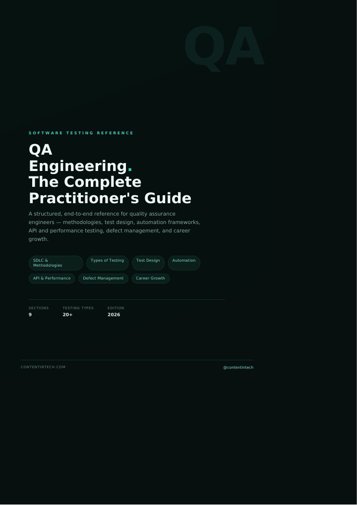 QA Engineering: The Complete Practitioner's Guide cover